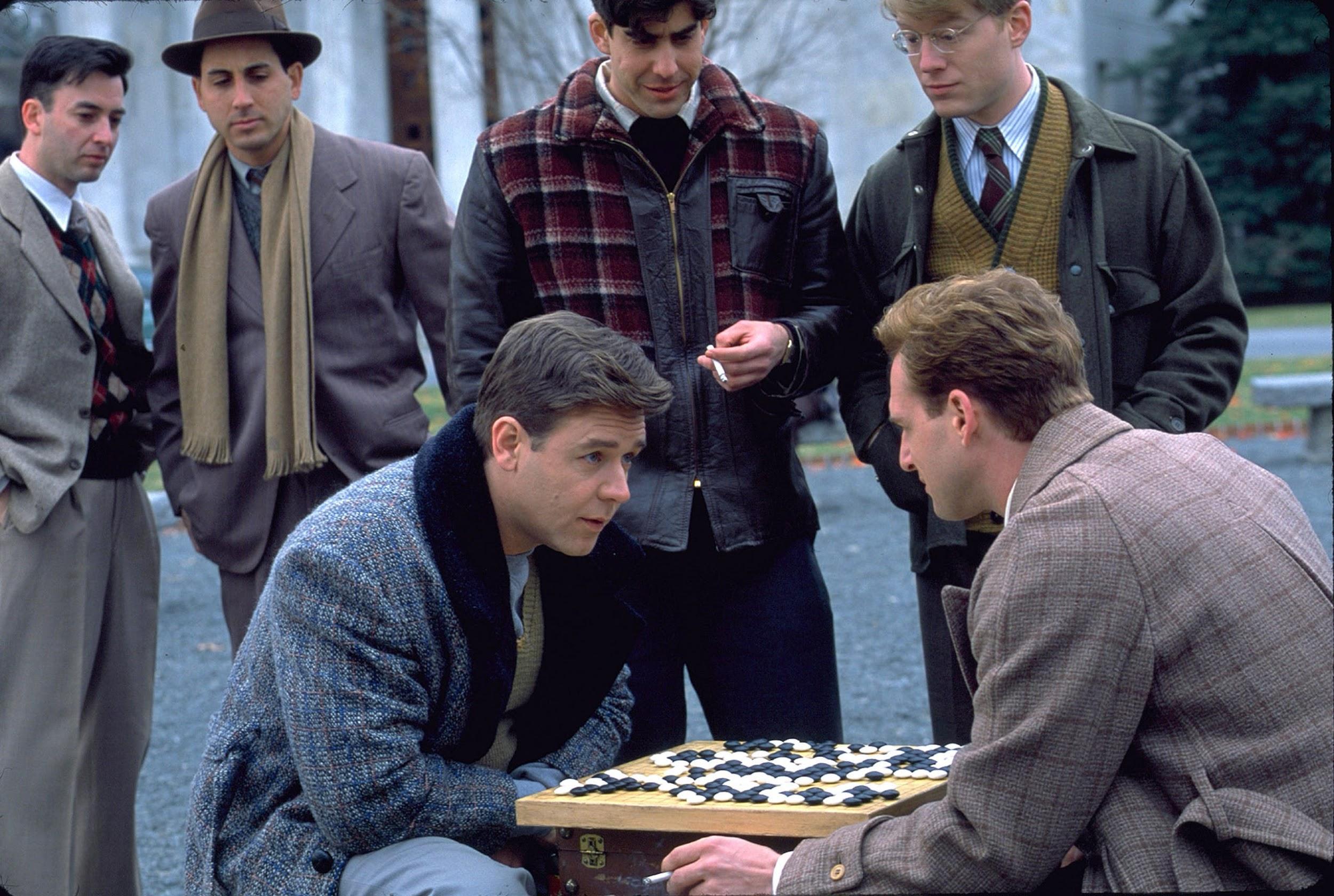 Game of go in A Beautiful Mind